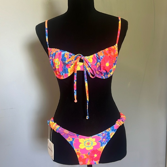 Kulani Kinis Other - Kulani Kinis “Sapphire Sun” Thong Bikini